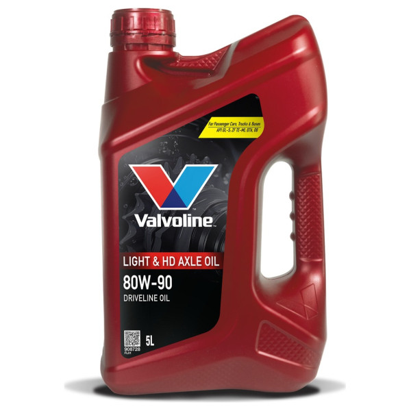 Valvoline Light & Heavy Duty Axle Oil 80W-90, 5л