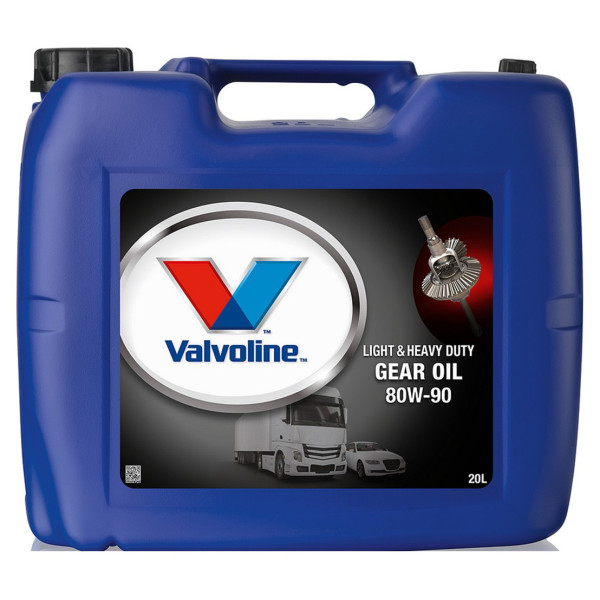 Valvoline Light & Heavy Duty Gear Oil 80W-90, 20л