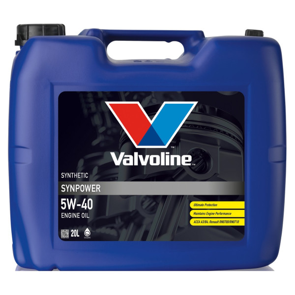 Valvoline SynPower 5W-40, 20л