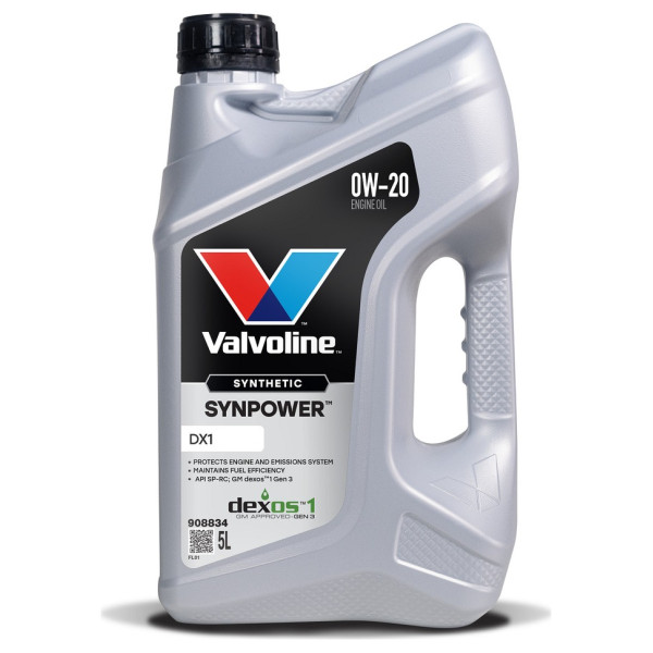 Valvoline SynPower DX1 0W-20, 5л