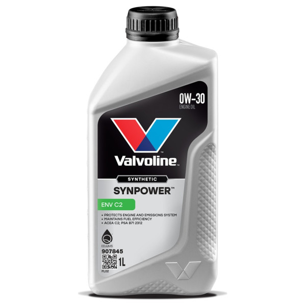 Valvoline SynPower ENV C2 0W-30, BIB20л