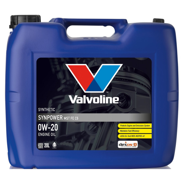 Valvoline SynPower MST FE C6 0W-20, 20л