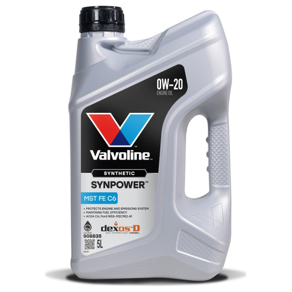 Valvoline SynPower MST FE C6 0W-20, 5л