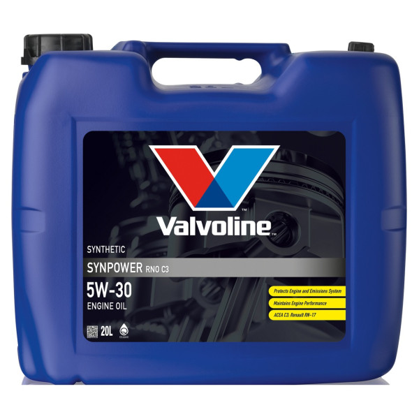 Valvoline SynPower RNO C3 5W-30, 20л